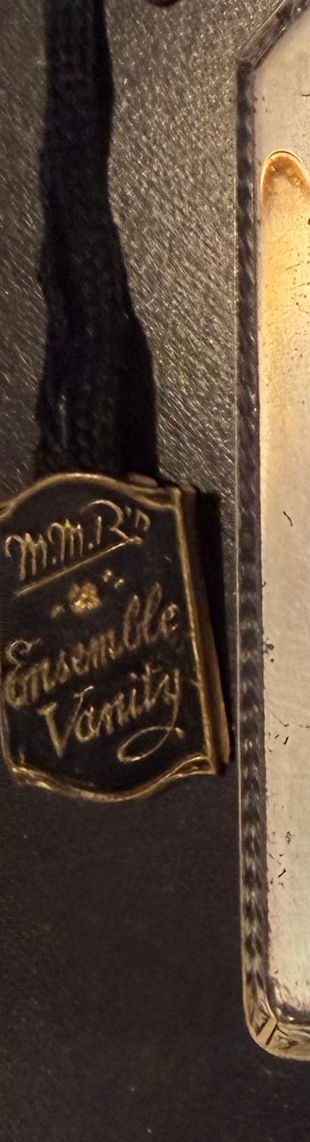 Vintage 1920’s M.M.R Silver Ensemble Vanity Like New With Original Tag - Thumbnail 5
