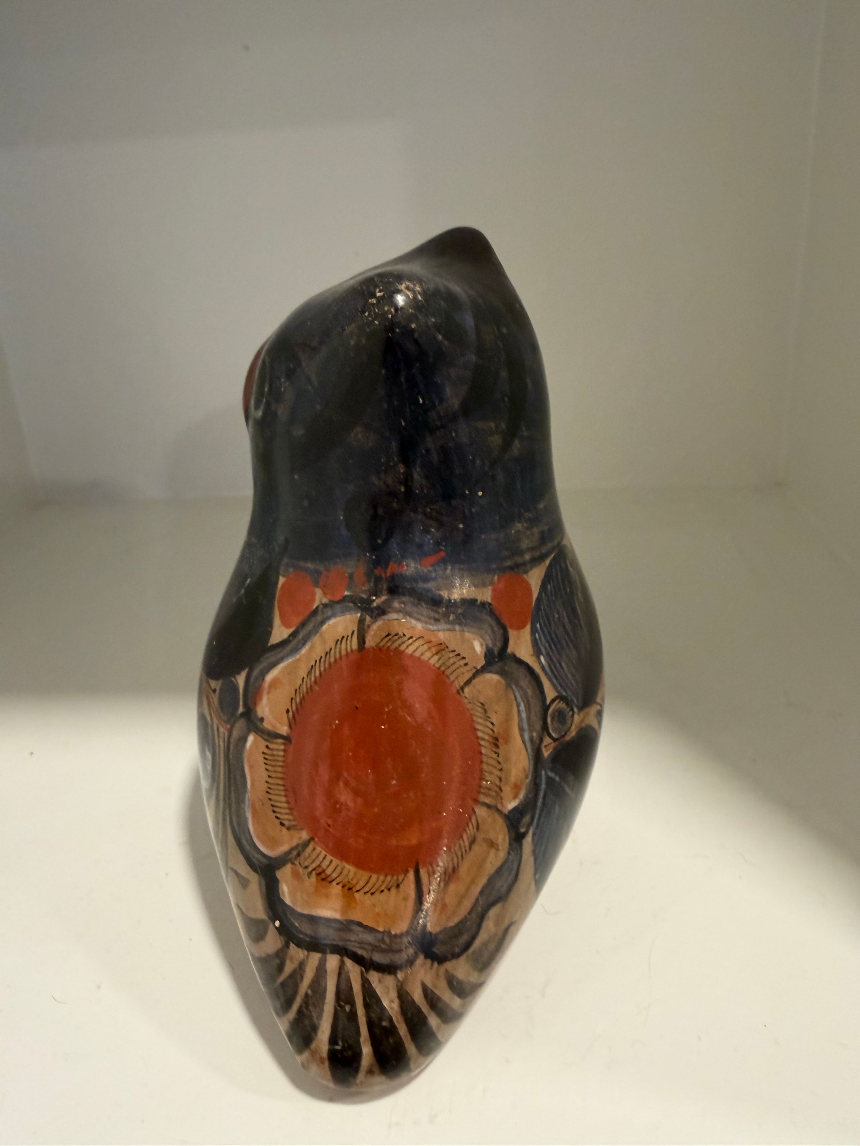 Vintage Tonal Pottery Owl - Thumbnail 2