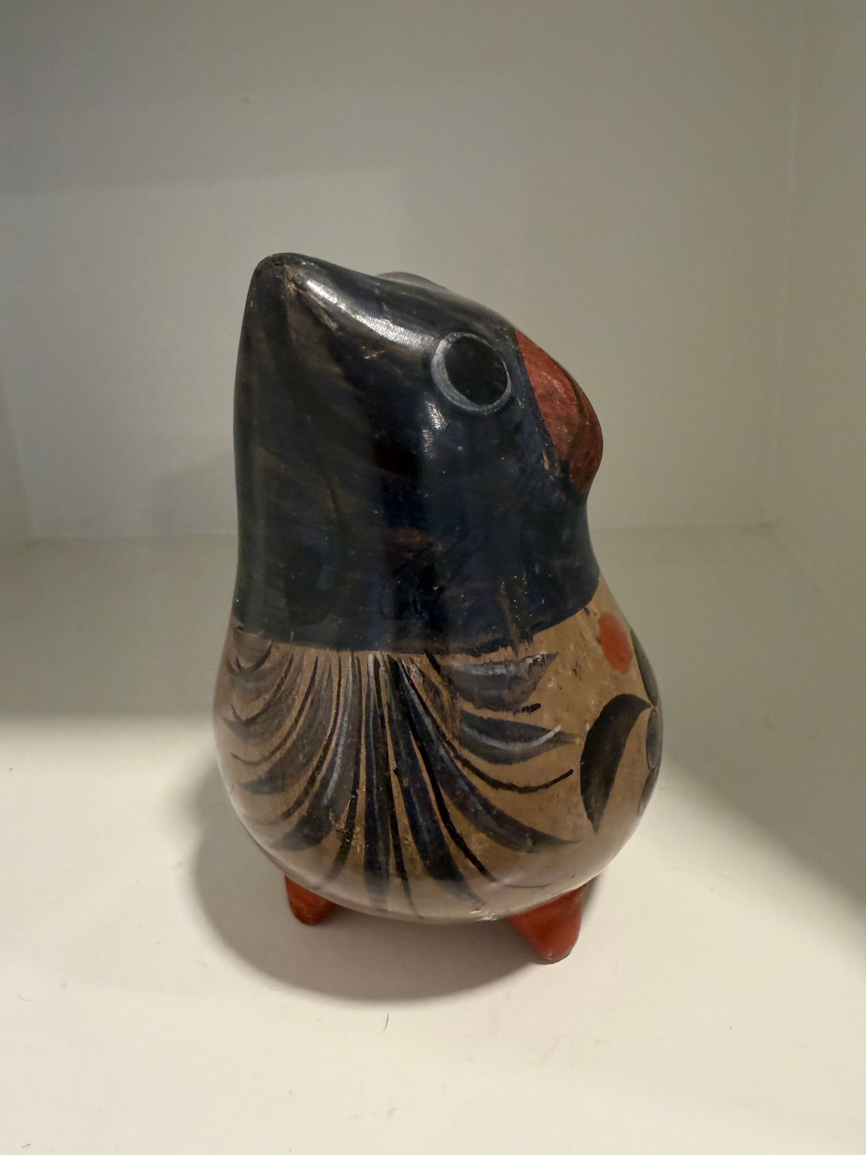 Vintage Tonal Pottery Owl - Thumbnail 4